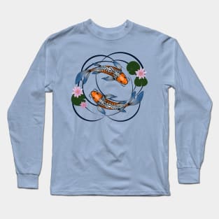 Fish and Lily Pads Long Sleeve T-Shirt